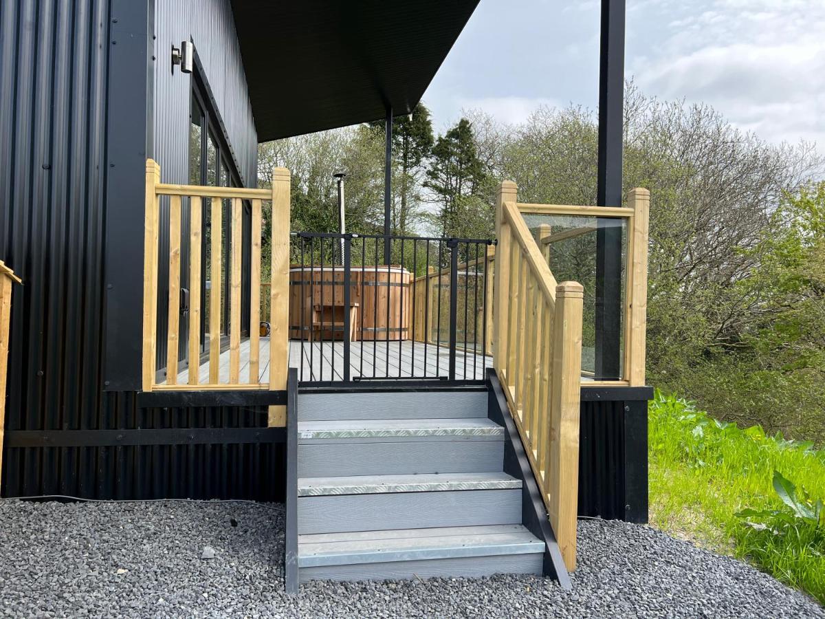 Luxury Lodge In The Treetops Llanbrynmair Kültér fotó